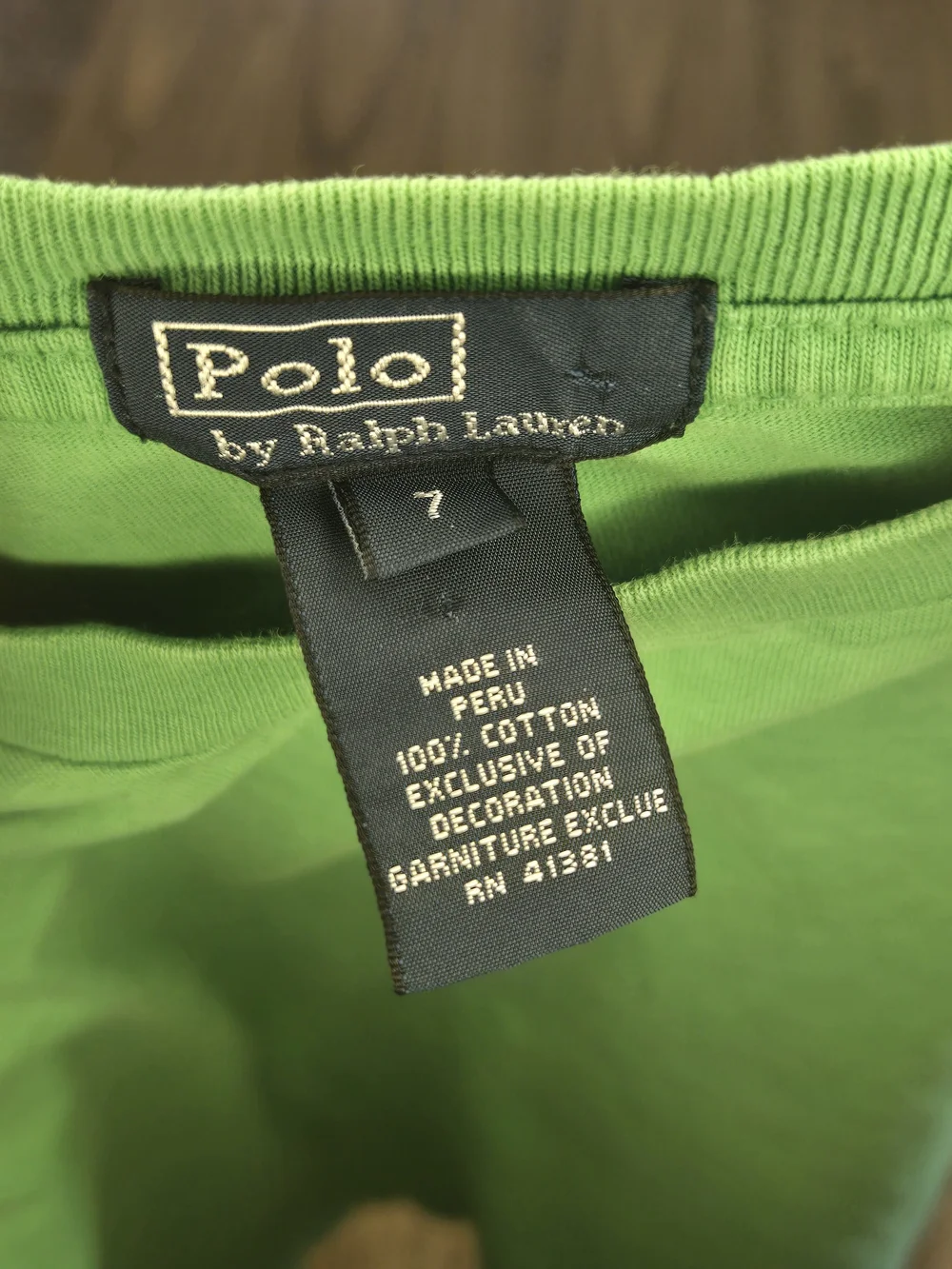 Ralph Lauren Mint Green Crewneck Tee with Pony Logo